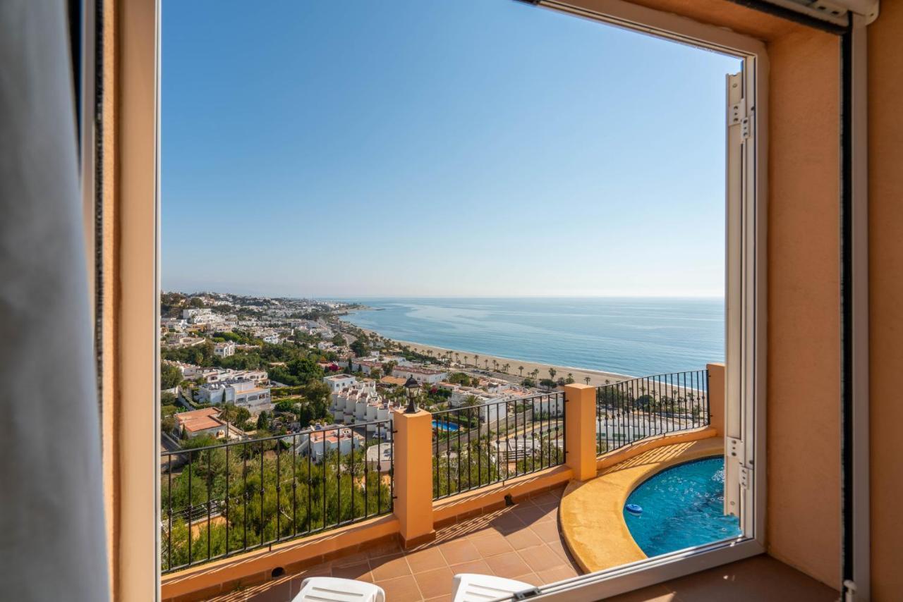 Chalet Con Vistas Al Mar Y Piscina Mojácar Exterior foto